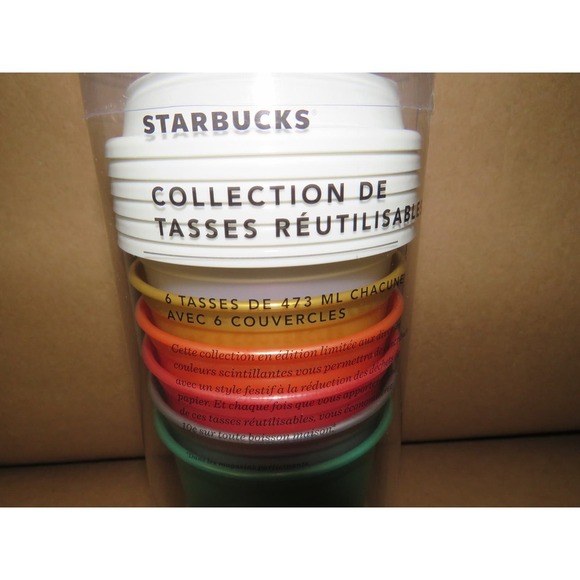 Starbucks Limited Collection - 6 pk. Shimmery Reusable Cups - Picture 2 of 3